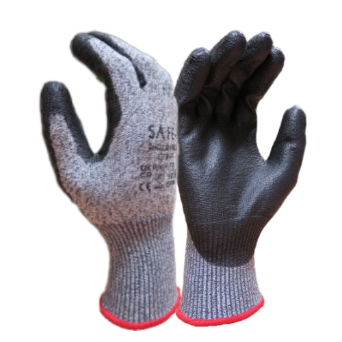 Cut Resistant Glove with Polyurethane Palm Finish